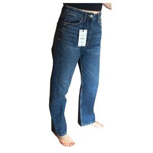 BRAND NEW tags on Zara Blue Denim Jeans, mom fit